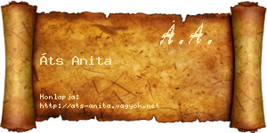 Áts Anita névjegykártya